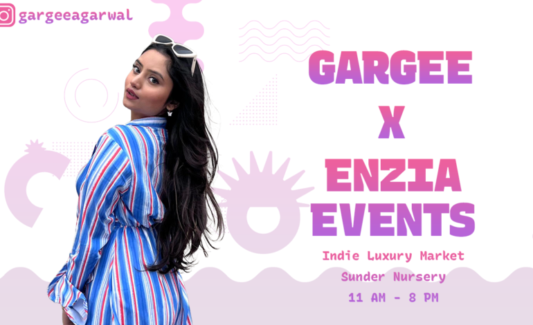 Prominent Delhi based fashion blogger Gargee Agarwal joins forces with Enzia Events for exciting collaborations